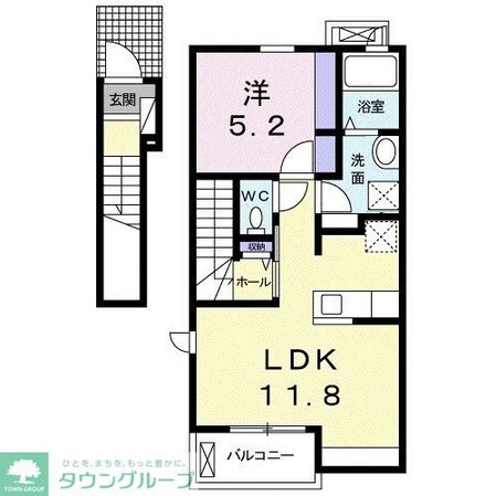プラシード カーサIの物件間取画像